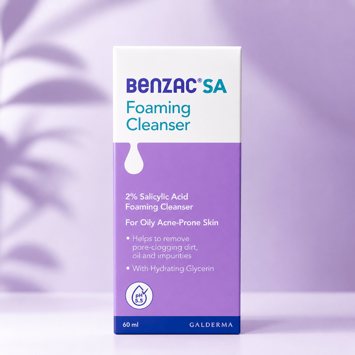 Benzac SA Foaming Cleanser 60ml - Cosmosentials