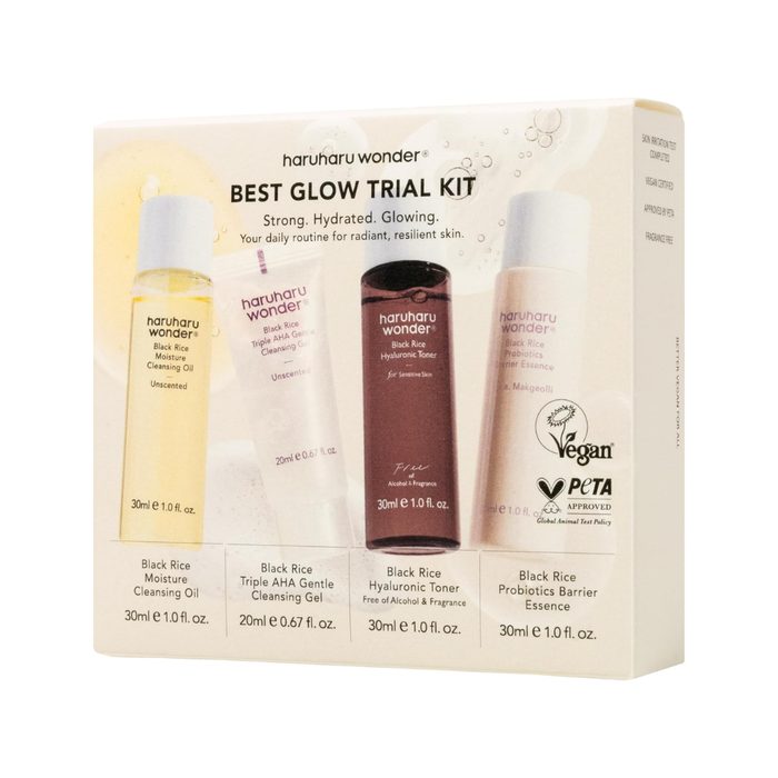 HARUHARU Wonder Best Glow Trial Kit Nudie Glow Australia