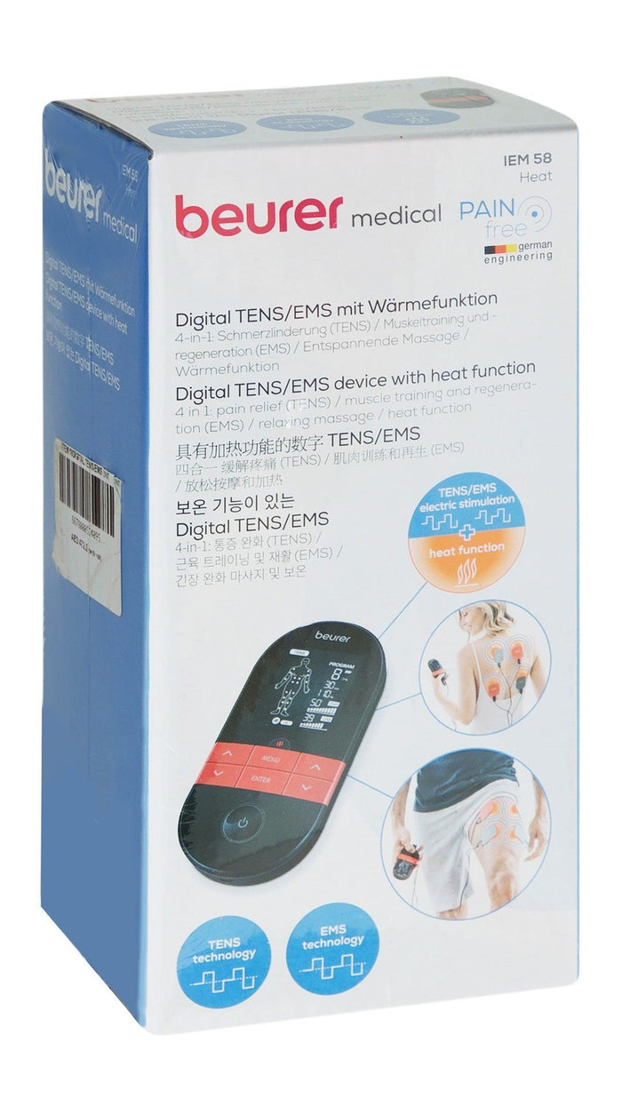Beurer TENS & EMS 4in1 Muscle Training & Regeneration Pain Relief Device - IEM58, 1 Piece - Makkah Pharmacy