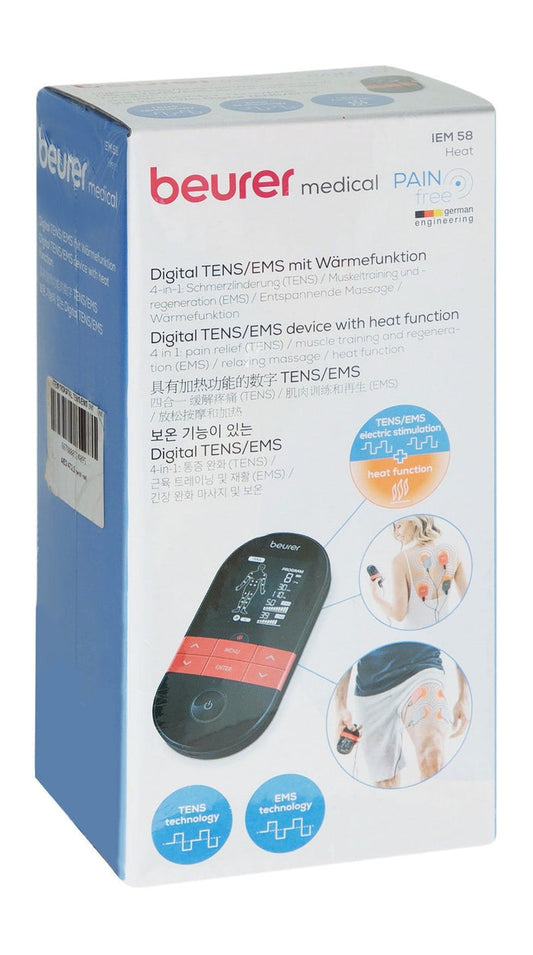Beurer TENS & EMS 4in1 Muscle Training & Regeneration Pain Relief Device - IEM58, 1 Piece - Makkah Pharmacy