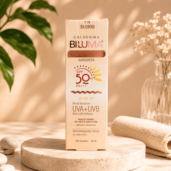 Biluma Glow & Tint Sunscreen SPF 50+ PA+++ - Cosmosentials