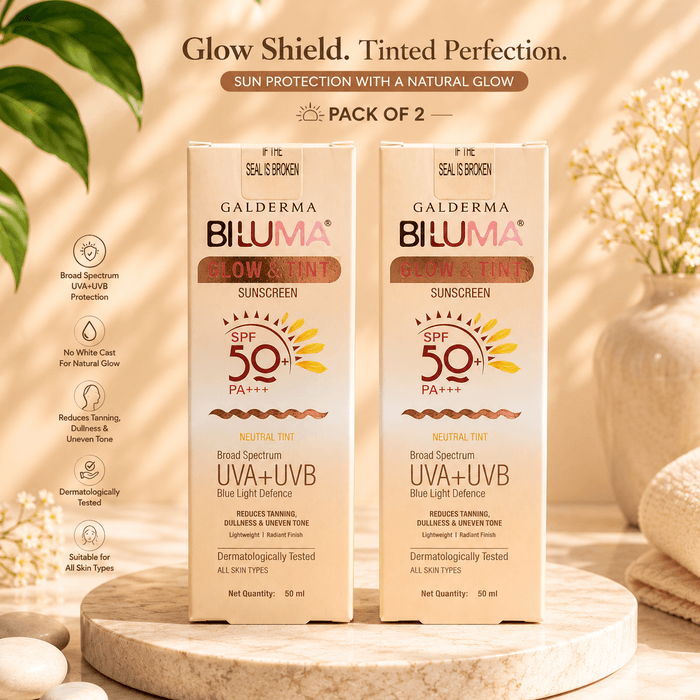 Biluma Glow & Tint Sunscreen SPF 50+ PA+++ - Cosmosentials