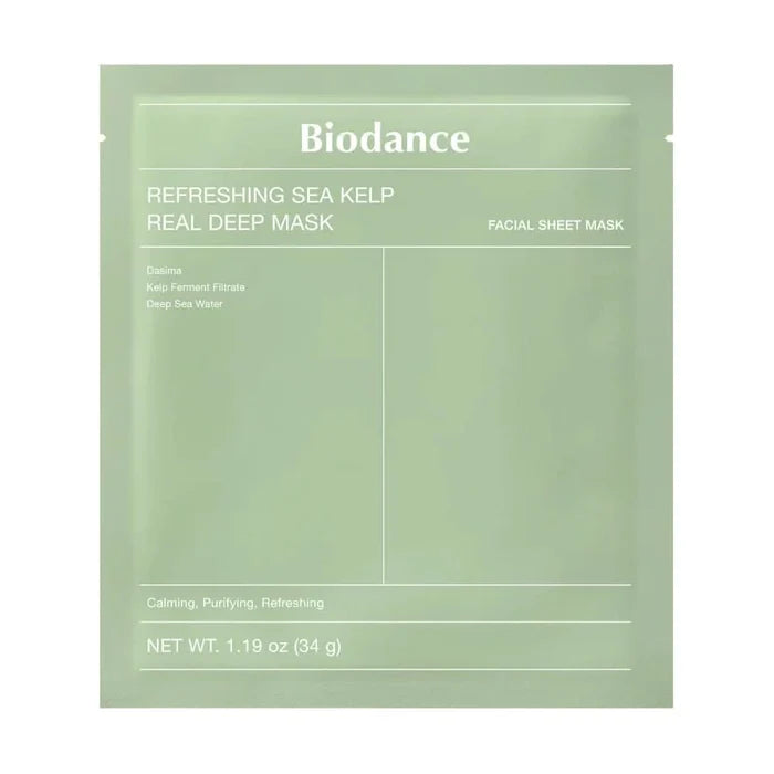 Biodance Refreshing Sea Kelp Real Deep Mask 4 Sheets x 1.19oz (34g)