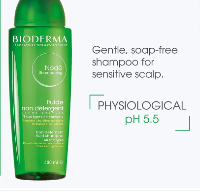 Bioderma Node Non-Detergent Fluid Shampoo For Sensitive Scalp 400ml Bioderma