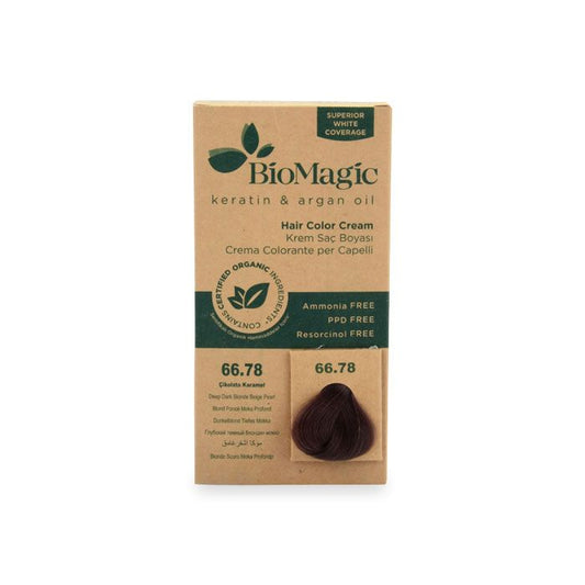 BioMagic Hair Color - 66.78 Deep Dark Blonde Pearl BioMagic