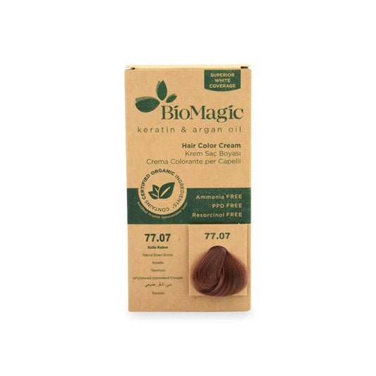 BioMagic Hair Color - 77.07 Natural Brown Blonde BioMagic