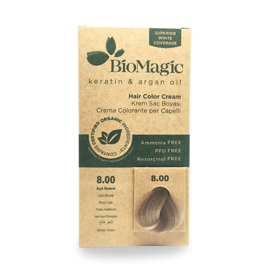 BioMagic Hair Color - 8 Light Blonde BioMagic