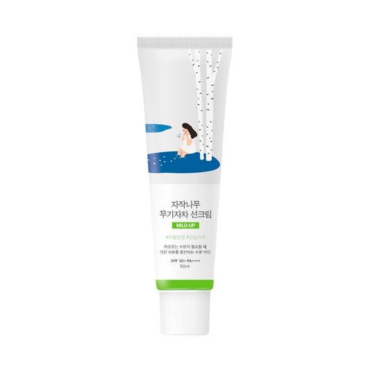 Round Lab Birch Juice Moisturizing Mild-Up Sunscreen Nudie Glow  Australia