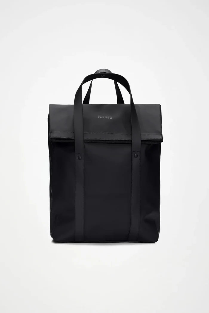 Black 2Way Tote Backpack
