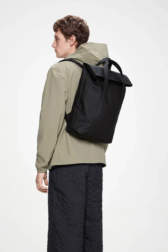 Black 2Way Tote Backpack