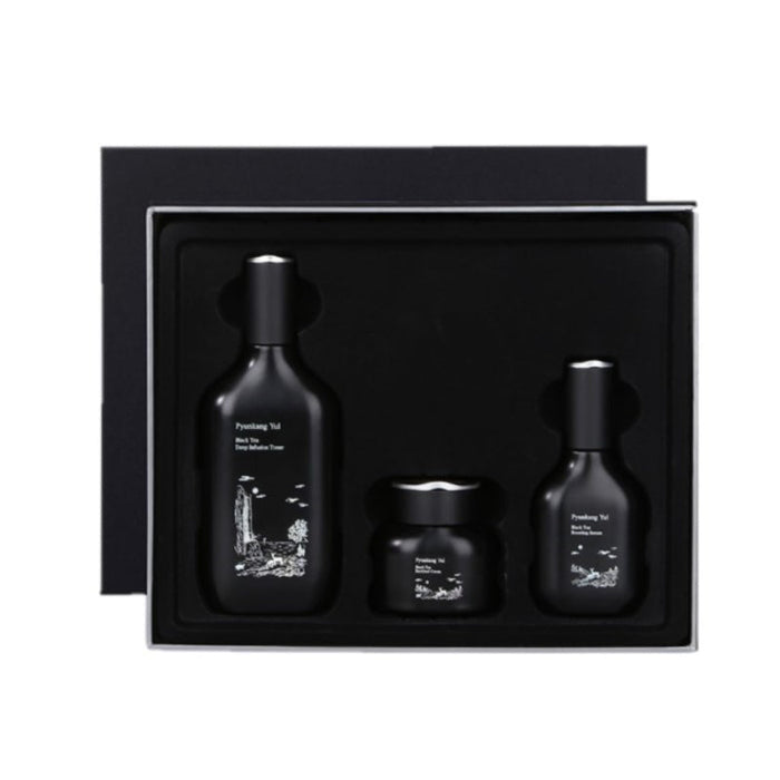 Black Tea Line Gift Set - Korean-Skincare