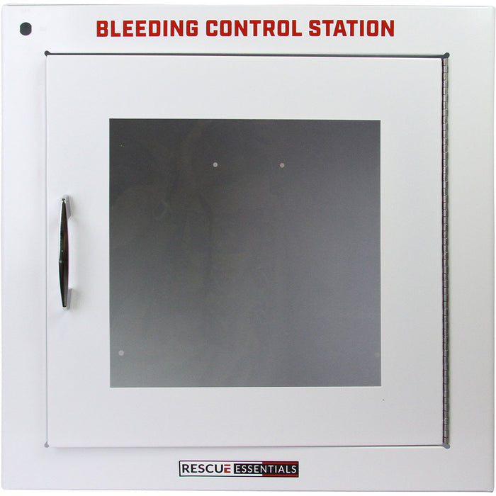 Bleeding Control Metal Indoor Cabinet by rescue essentials empty