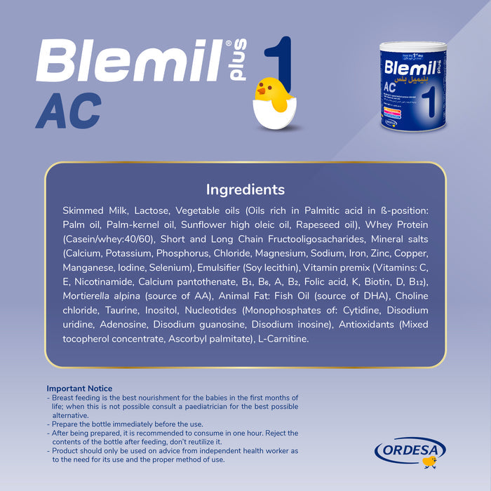 Blemil plus 1AC Infant formula milk- 400g