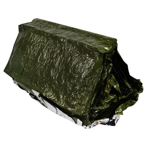 Blizzard Survival Blanket by PerSys Medical rolled up