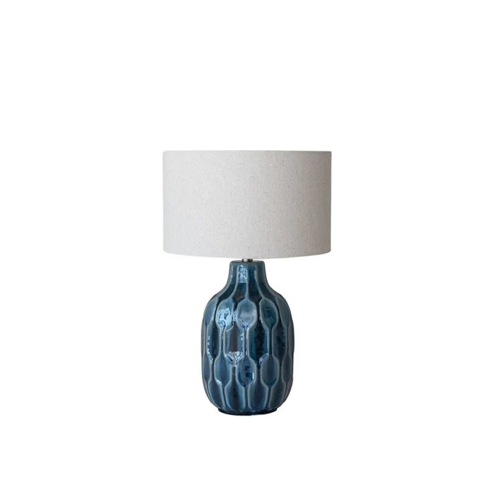 Blue Ceramic Table Lamp