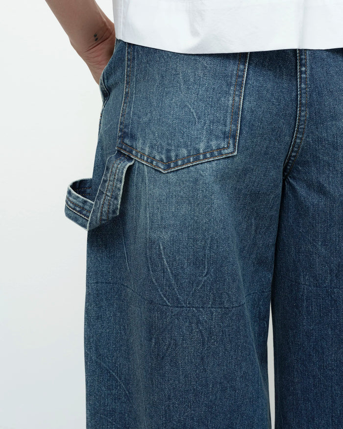 Blue Denim Barrel Leg Patch