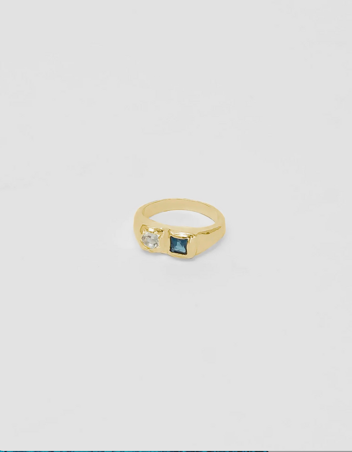 Blue Gold Bryce Ring