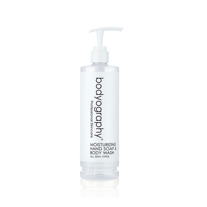 Bodyography blanc REFILLABLE Pump Bottle - Moisturizing Hand Soap & Body Wash