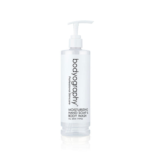 Bodyography blanc REFILLABLE Pump Bottle - Moisturizing Hand Soap & Body Wash