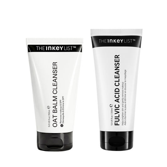 Two tubes of The Inkey List cleanser on a white background