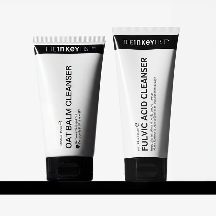Two tubes of The Inkey List cleansers on a white background