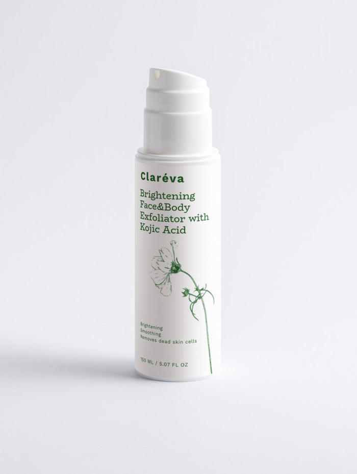 Brightening Face & Body Exfoliator 150ml – Exfoliator by Claréva