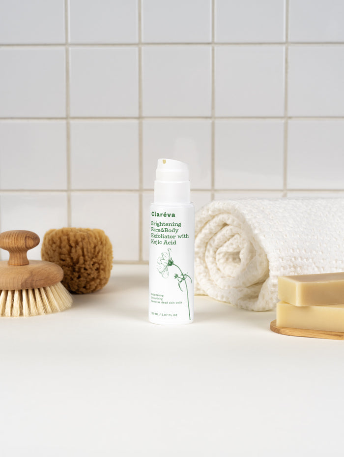 Brightening Face & Body Exfoliator 150ml – Exfoliator by Claréva
