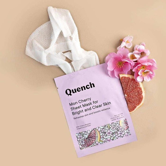 Brightening & Skin Clarifying Sheet Mask with Cherry Blossom Radiance (Pack of 3)