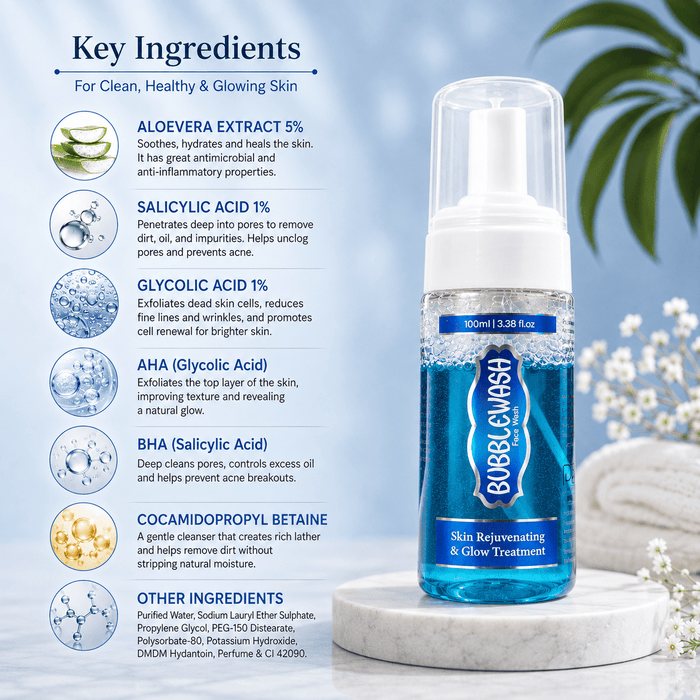 Bubblewash Face Wash - Cosmosentials
