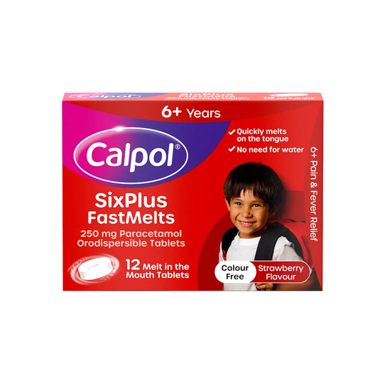 Calpol 6+ Fastmelts Orodispersible Tablets (Strawberry)