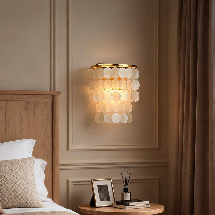 Capiz Shell Wall Sconce – Modern Coastal LED Wall Light | NordaLight
