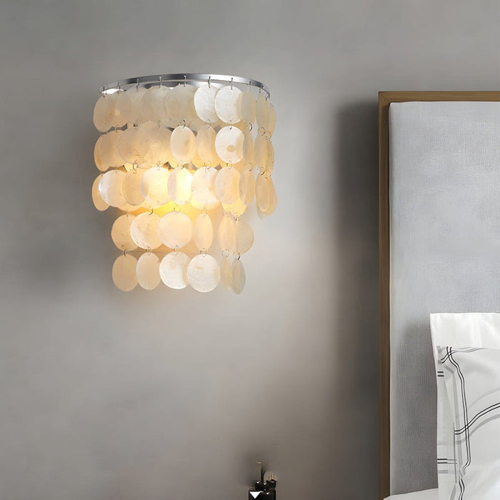 Capiz Shell Wall Sconce – Modern Coastal LED Wall Light | NordaLight