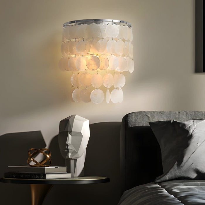 Capiz Shell Wall Sconce – Modern Coastal LED Wall Light | NordaLight