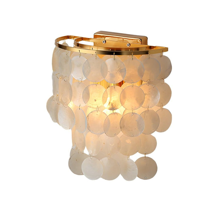 Capiz Shell Wall Sconce – Modern Coastal LED Wall Light | NordaLight