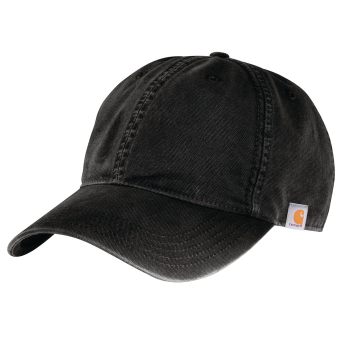 Carhartt Men's Cotton Canvas Cap Hats & Caps Carhartt Black OS