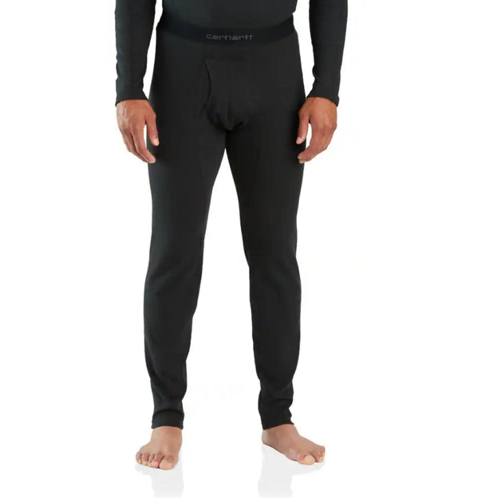 Carhartt Men's Midweight Cotton Rib Baselayer Pant Thermals & Underwear Carhartt Black 2XL Reg