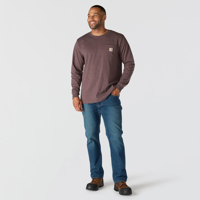 Carhartt Men's Relaxed Fit Heavyweight Pocket Long Sleeve Graphic T-Shirt Long Sleeve T-Shirts Carhartt