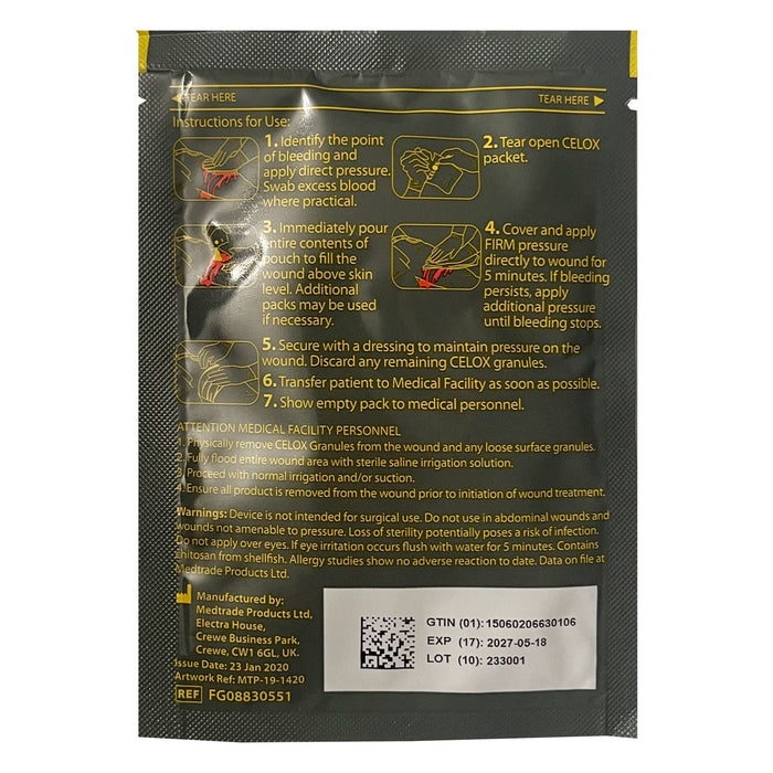 Celox™ 15 Gram  Pouch