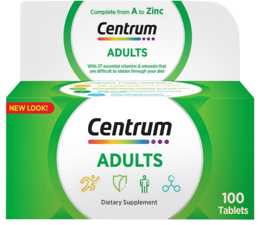 Centrum Adults Multivitamin - 100 Tablets Centrum
