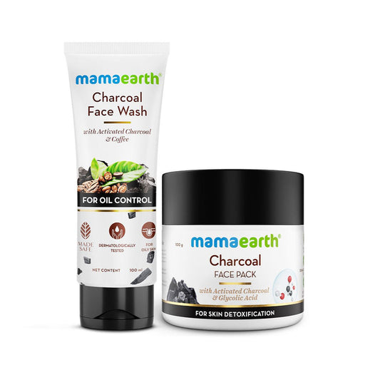 Charcoal Oil Control Combo - 100 ml + 100 g