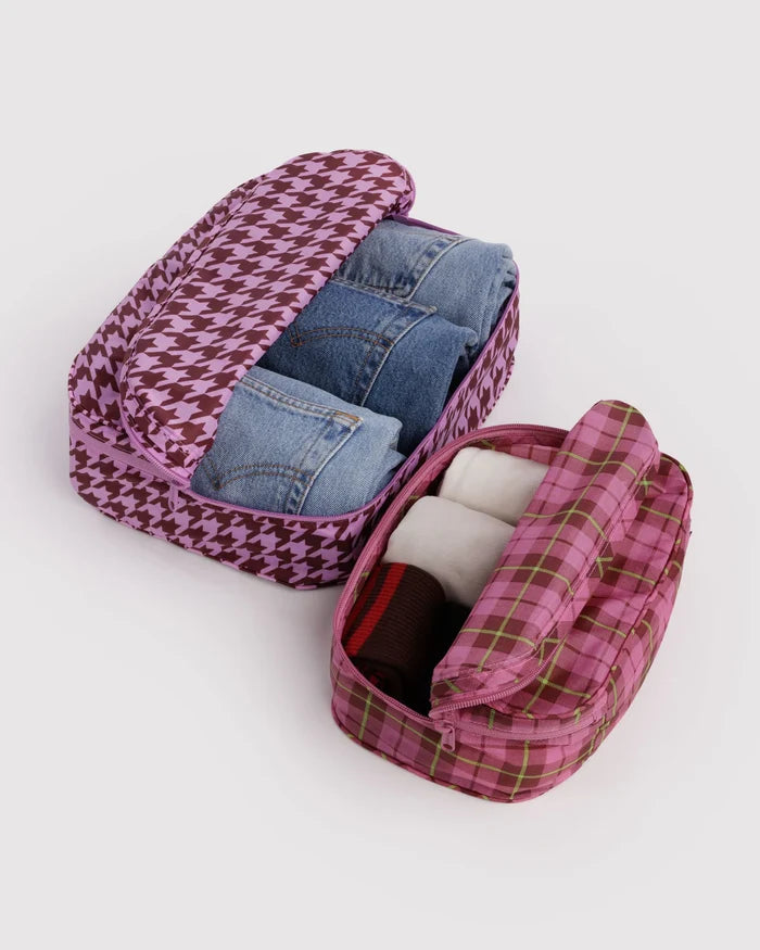 Check Mix Packing Cube Set