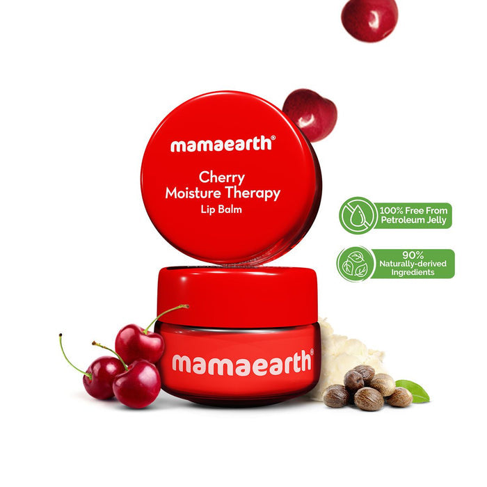 Cherry Moisture Therapy Lip Balm with Cherry & Vitamin E for Dry & Chapped Lips- 15 g