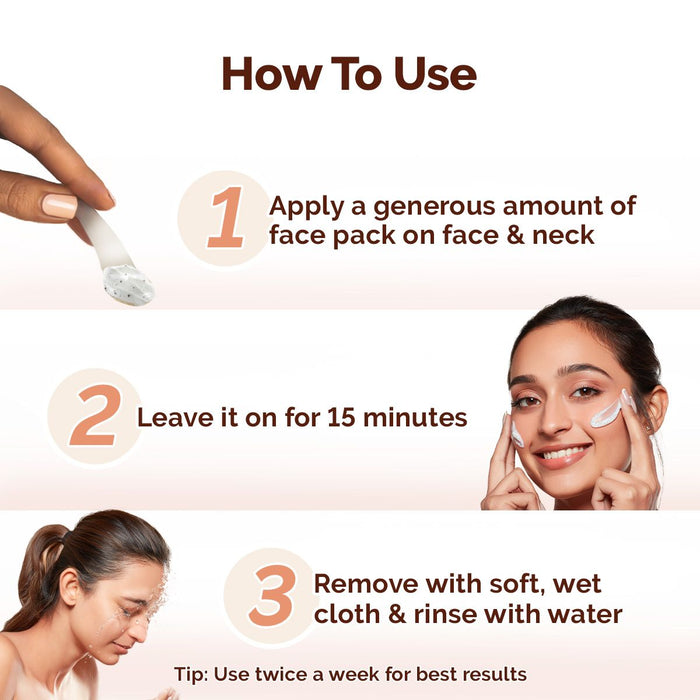 Chia Hydra-Calm Face Pack with Chia Seed & Ceramides for Healthy Skin Barrier - 200 g