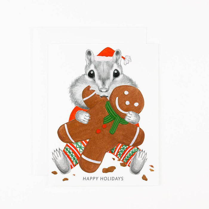 Chipmunk Eating Gingerbread