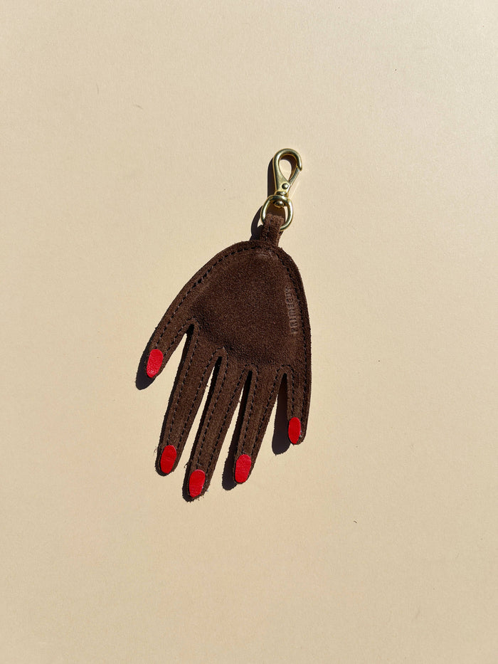 Chocolate Hand Keychain