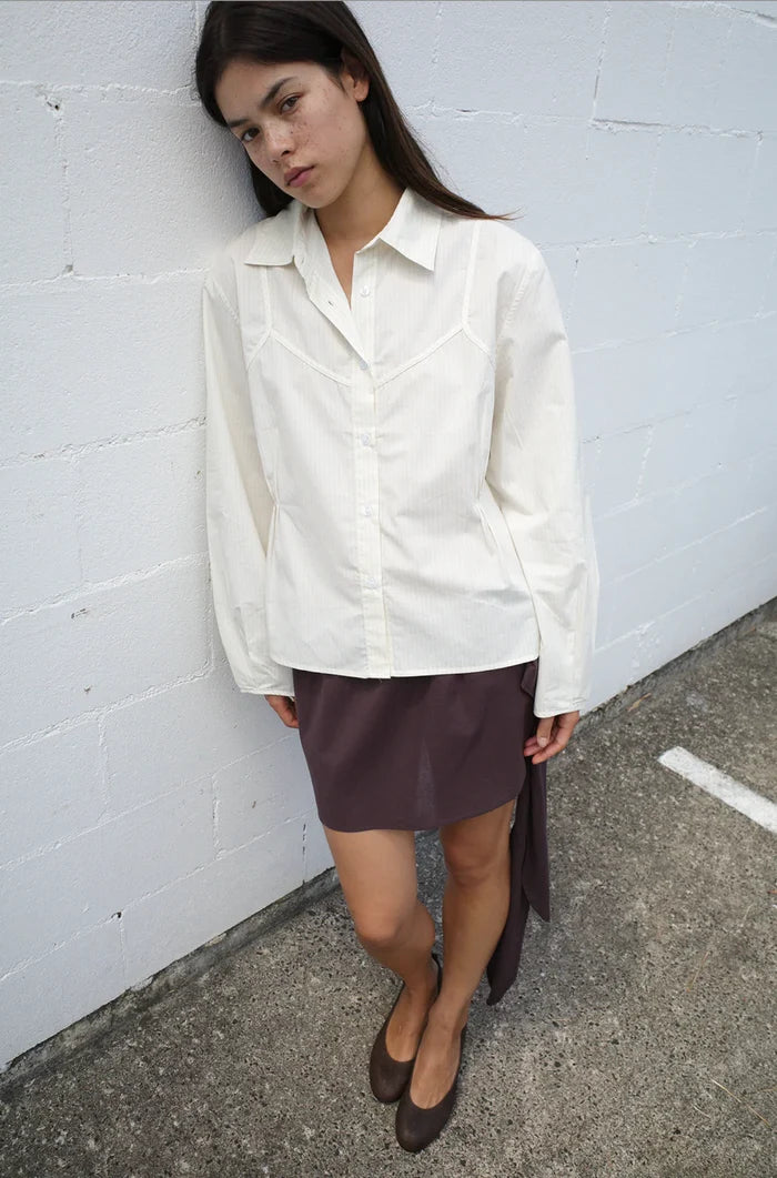 Citrus Stripe Cami Overshirt