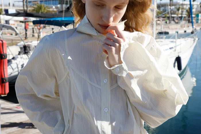 Citrus Stripe Cami Overshirt