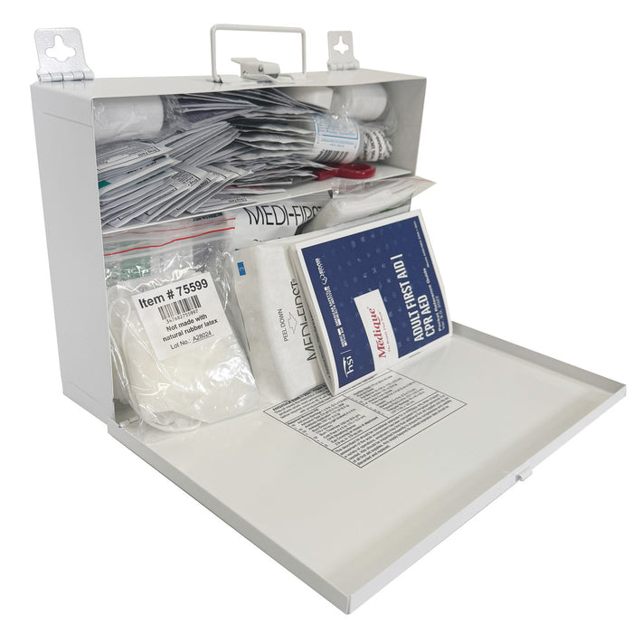 Class A ANSI Rated First Aid Kit - 25 Person General First Aid Rescue Essentials