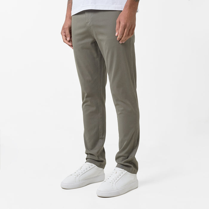 Men's  Khaki Classic Chino  Closure London  Front View