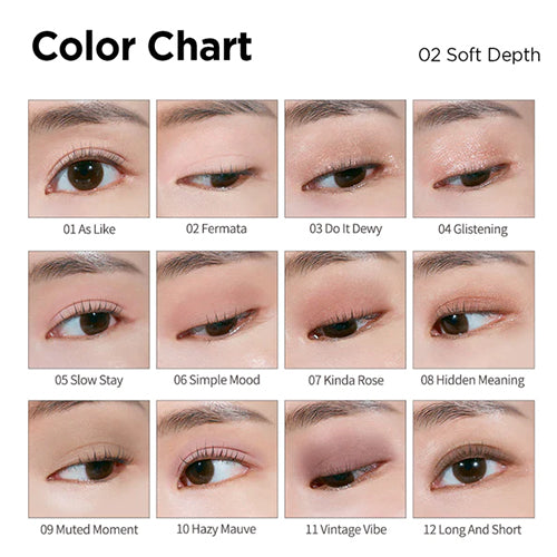 Clio Shade & Shadow Palette 02 Soft Depth
